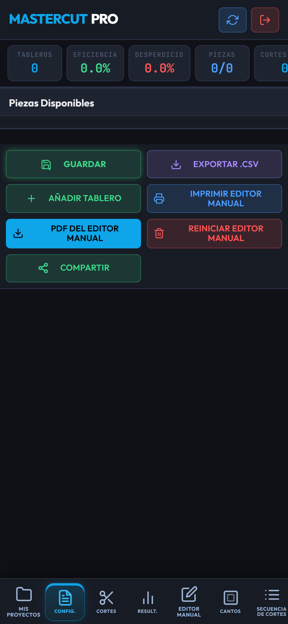 Editor Manual Mobile
