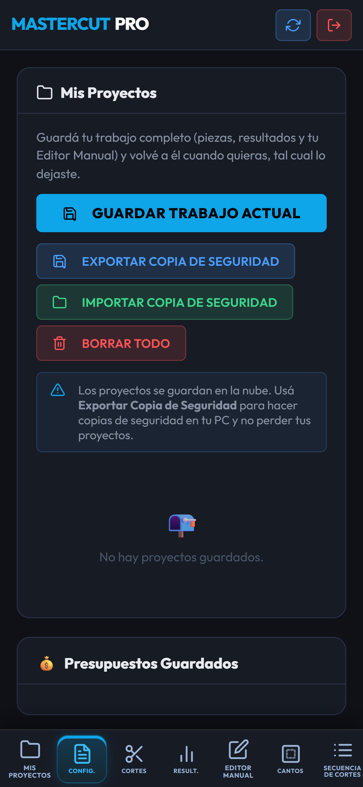 Mis Proyectos Mobile