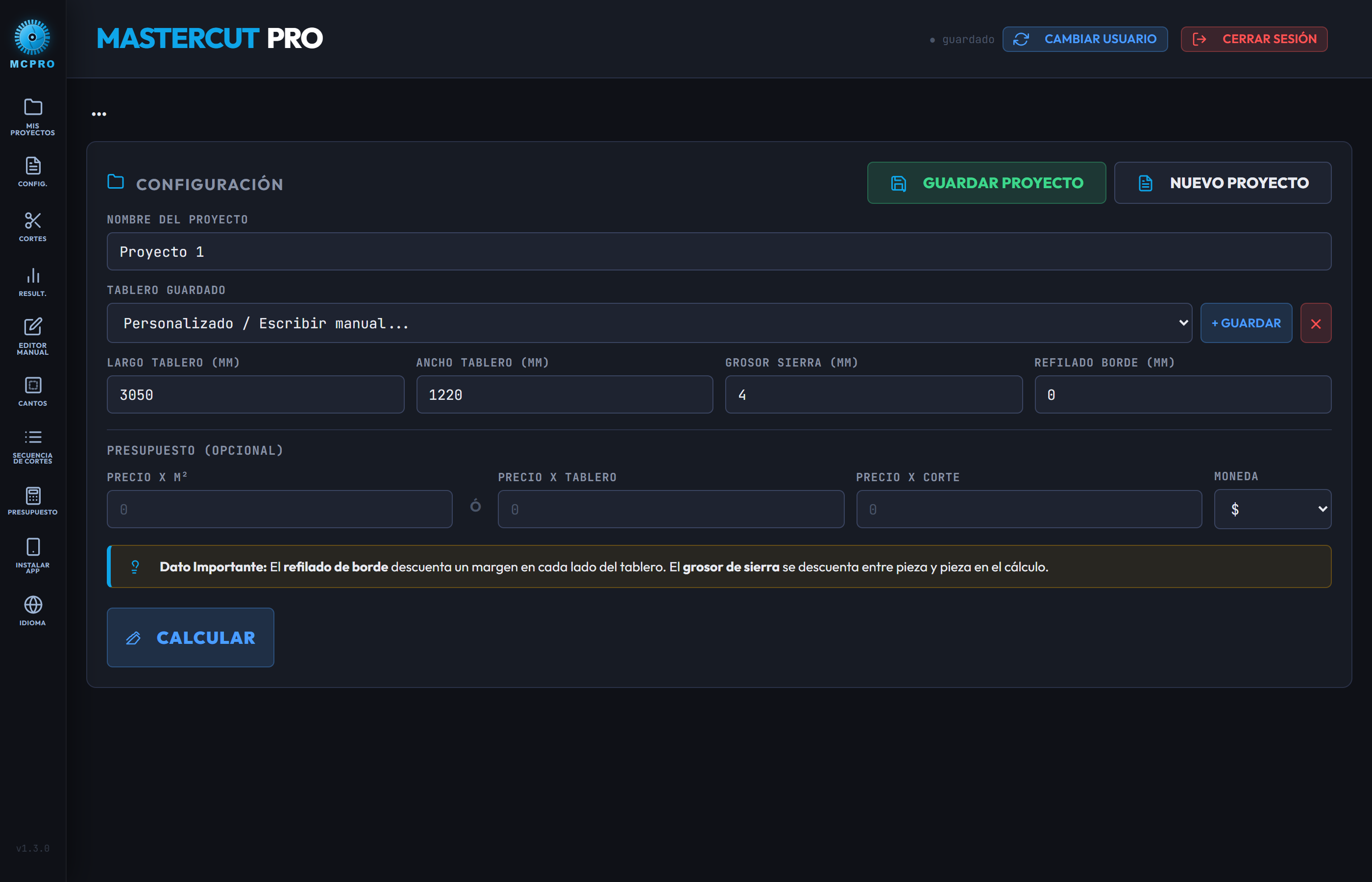 Configuración de Proyecto